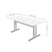 Mesa de Reunião 2.0 Ret Branco