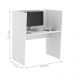 Mesa de Trabalho 1 Lugar Alaska Branco
