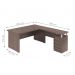 Mesa em L 1.8 Brasil  Freijo