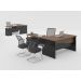 Mesa em L 1.8 Brasil  Noce Preto
