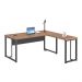 Mesa em L com Arquivo Arruda Noce Preto