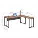Mesa em L com Arquivo Arruda Noce Preto