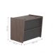 Mesa para Atendimento 1360 Roxam Freijo Preto