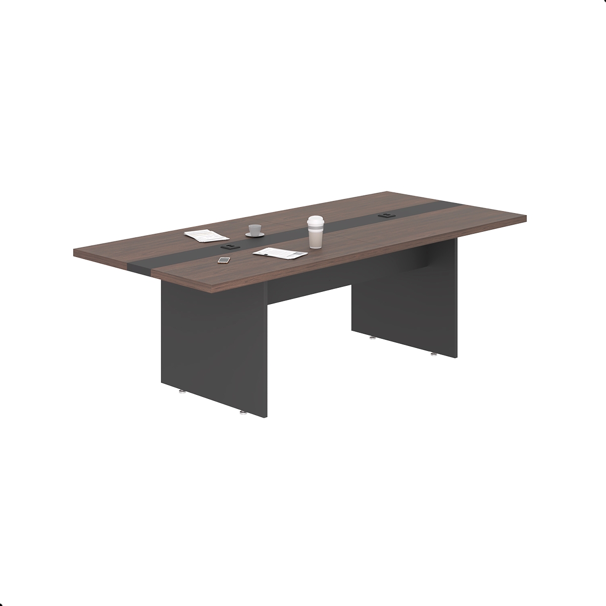 Mesa para Reunião 2,40 Cort Freijo Preto