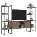 Rack 2 Portas com Estante Clean Affara