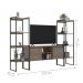Rack 2 Portas com Estante Clean Affara
