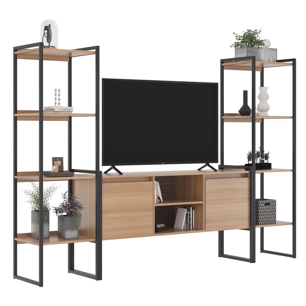 Rack 2 Portas com Estante Clean Montana