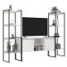 Rack com Estante Industrial Cubic Branco