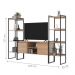 Rack para TV e Estante Estilo Industrial Moderno Montana