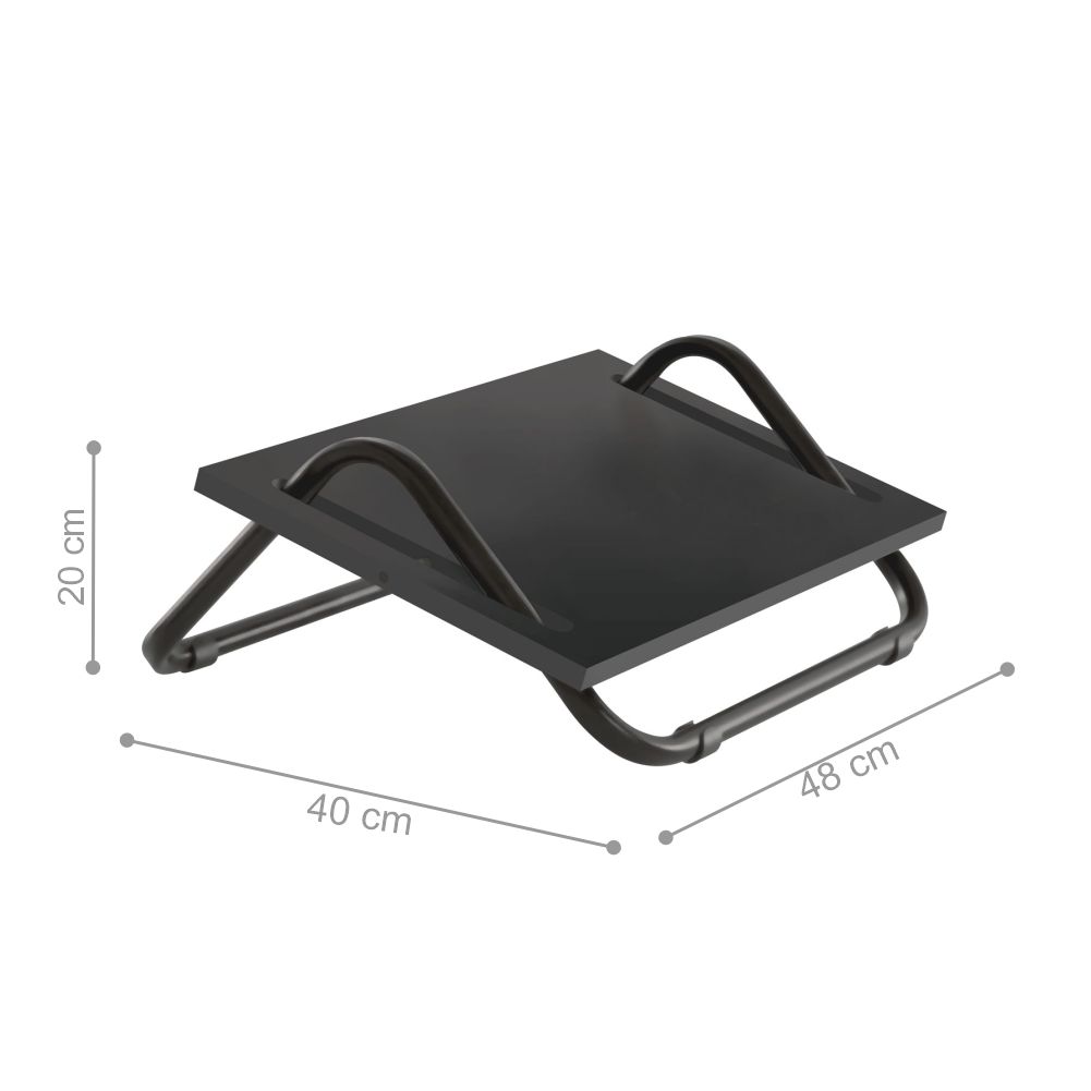 Suporte Descanso para os Pés Real Preto