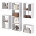 kit de 10 Nichos Romana Branco