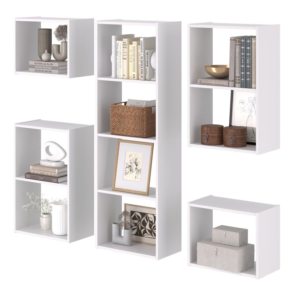 kit de 10 Nichos Romana Branco