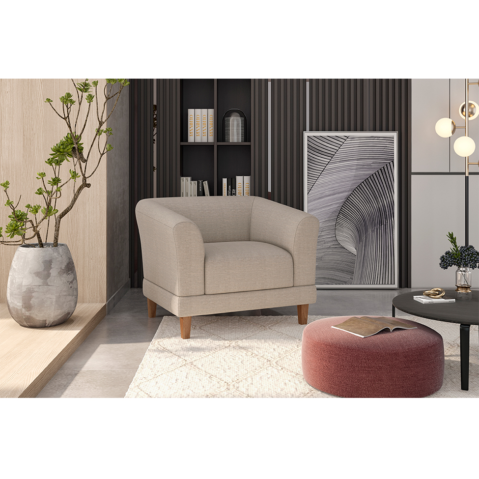 Poltrona Atlanta Cinza