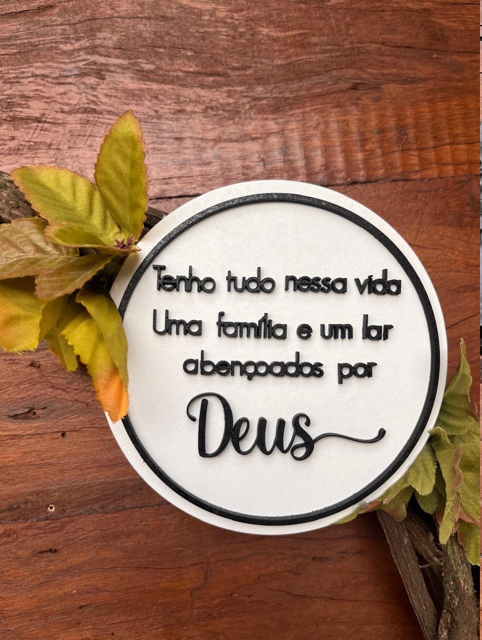 Enfeite de Porta Guirlanda Família Coruja 60cm - Grande