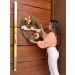 Enfeite de Porta de Entrada Guirlanda de Flores - 50cm
