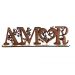 Palavra Decorativa em Mdf Cru- Amor