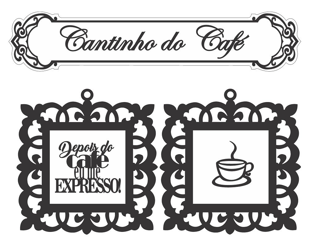 Placa Decorativa Cantinho do Café