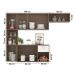 Armario Cozinha Suspensa 7 Portas e 1 Gaveta Mila Carvalho Oak/Off White