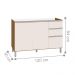 Balcão para Cozinha 3 Portas para Cuba Banfield Carvalho Off-White