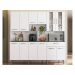 Kit de Cozinha Clara 12 Portas 1 Gaveta Branco