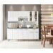 Kit de Cozinha Clara 12 Portas 1 Gaveta Branco