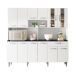 Kit de Cozinha Clara 12 Portas 1 Gaveta Branco