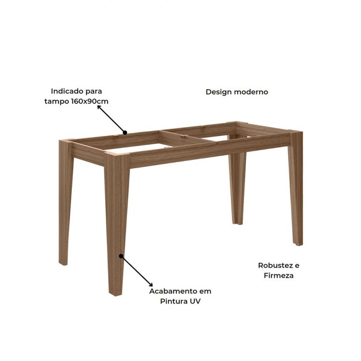 [OUTLET] Base para Mesa de Jantar Liz Carvalho