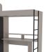 Cama Solteiro Multifuncional Konza 2 PT Cinza e Preta