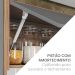 Cozinha Compacta Campanele 8 Portas 4 Gavetas Castanho e Cinza