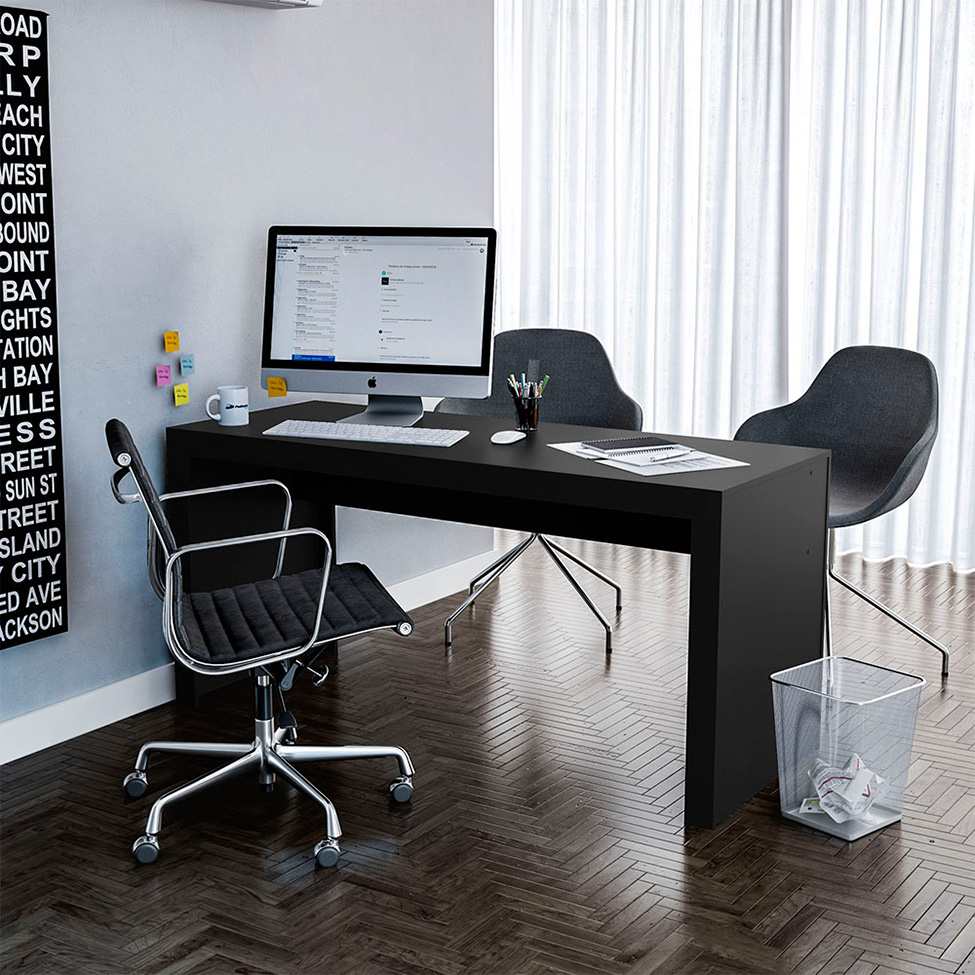 Escrivaninha Office Preta