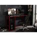 Mesa Gamer Singapura Preta e Vermelha