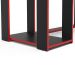 Mesa Gamer Singapura Preta e Vermelha
