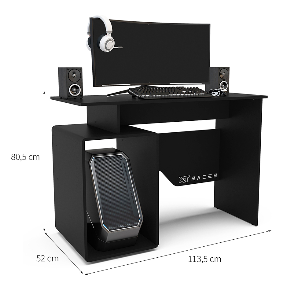 Mesa Gamer XT Racer Art Preta