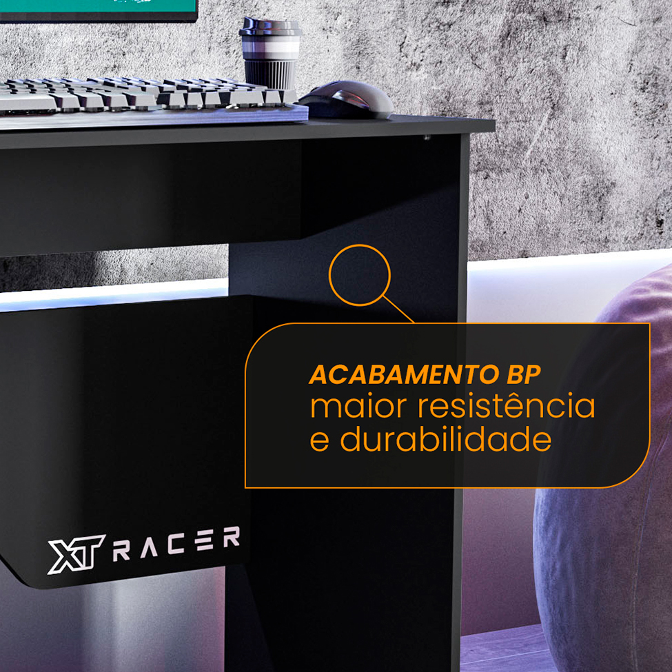 Mesa Gamer XT Racer Art Preta