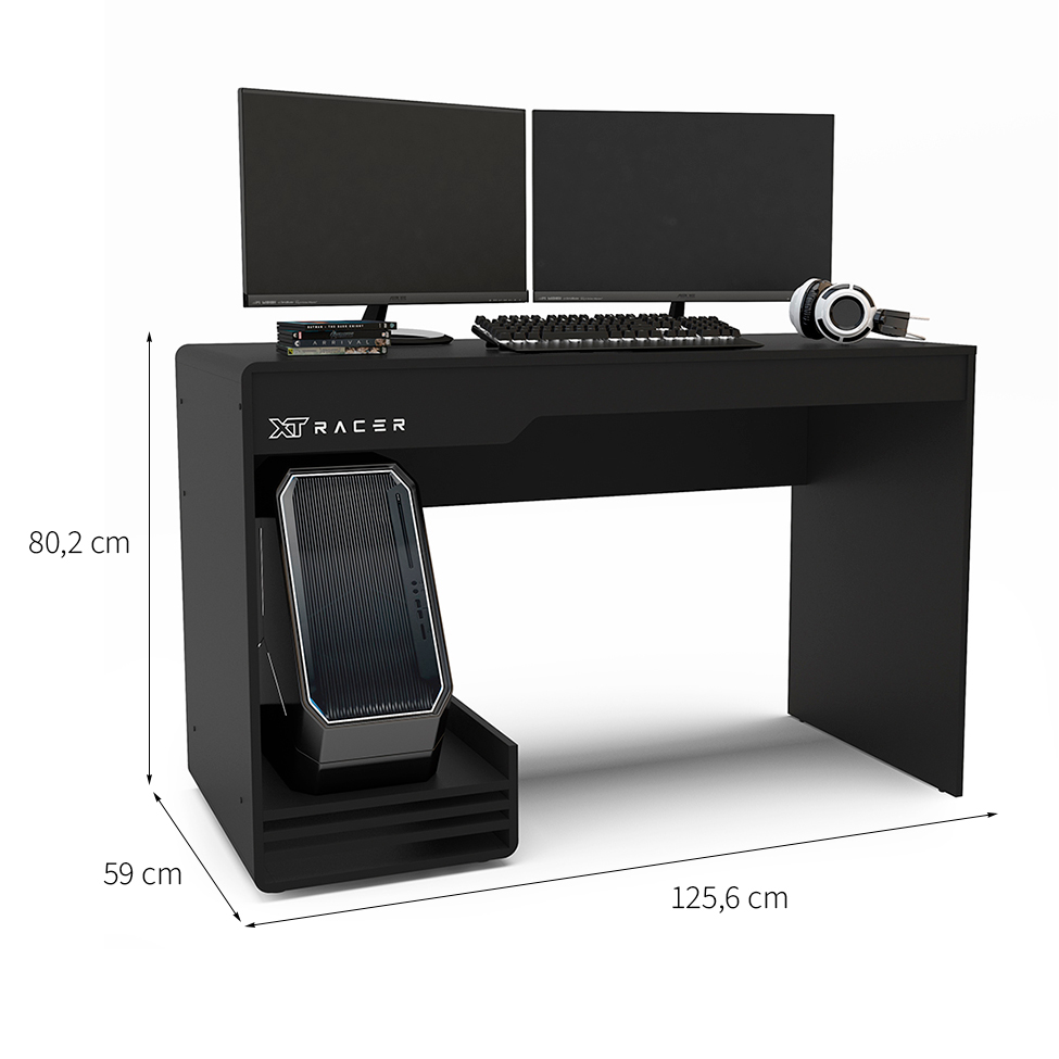 Mesa Gamer XT Racer Line Preta