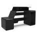 Mesa Gamer XT Racer Space Two 1 PT Preta e Branca
