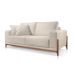 Sofá 3 Lugares Sala Estar Living Bellagio Linho OffWhite 2,1m