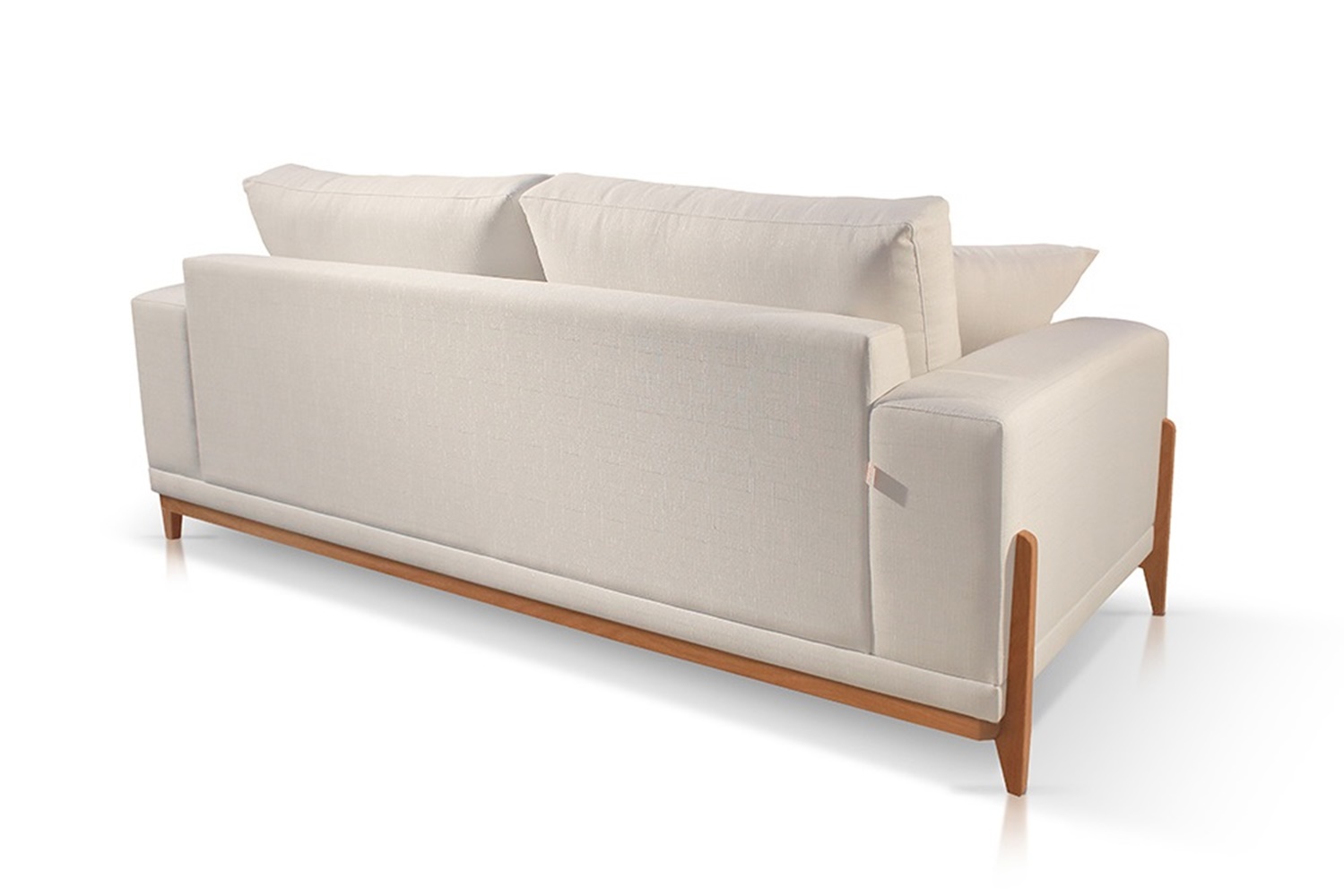 Sofá 3 Lugares Sala Estar Living Bellagio Linho OffWhite 2,1m