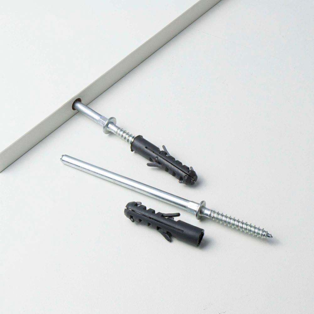 Kit 3 Prateleiras Nichos em U 60 x 15cm Branca Suporte Invisível
