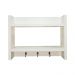 Porta Chave de Parede Suporte para Chaveiro Decorativo Branco