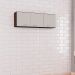 Armario Aereo 3 Portas 120 cm 843 Chocolate Off White POQQ