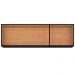 Armario Aereo 3 Portas 120 cm 843 Preto POQQ