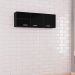 Armario Aereo 3 Portas 120 cm 843 Preto POQQ