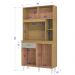 Kit Armario Cozinha 4 Portas 881 Damasco Off White POQQ