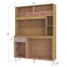 Kit Armario Cozinha 5 Portas 882 Damasco Off White POQQ