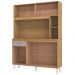 Kit Armario Cozinha 5 Portas 882 Damasco Off White POQQ