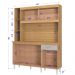 Kit Armario Cozinha 5 Portas 883 Damasco Off White POQQ