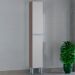 Paneleiro Simples 2 Portas 704 Chocolate Off White POQQ