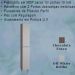 Paneleiro Simples 2 Portas 704 Chocolate Off White POQQ