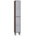 Paneleiro Simples 2 Portas 704 Chocolate Off White POQQ